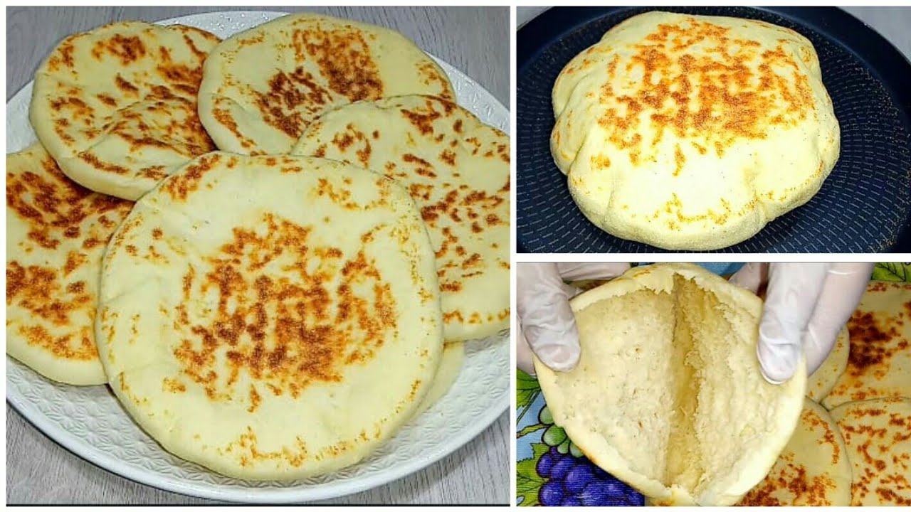 بأسرار أفخم المطاعم.. طريقة عمل عيش الزبادي السريع منفوخ وطري بعجينة زي القطن بدون فرن للفطار والعشاء بطعم لذيذ جداً