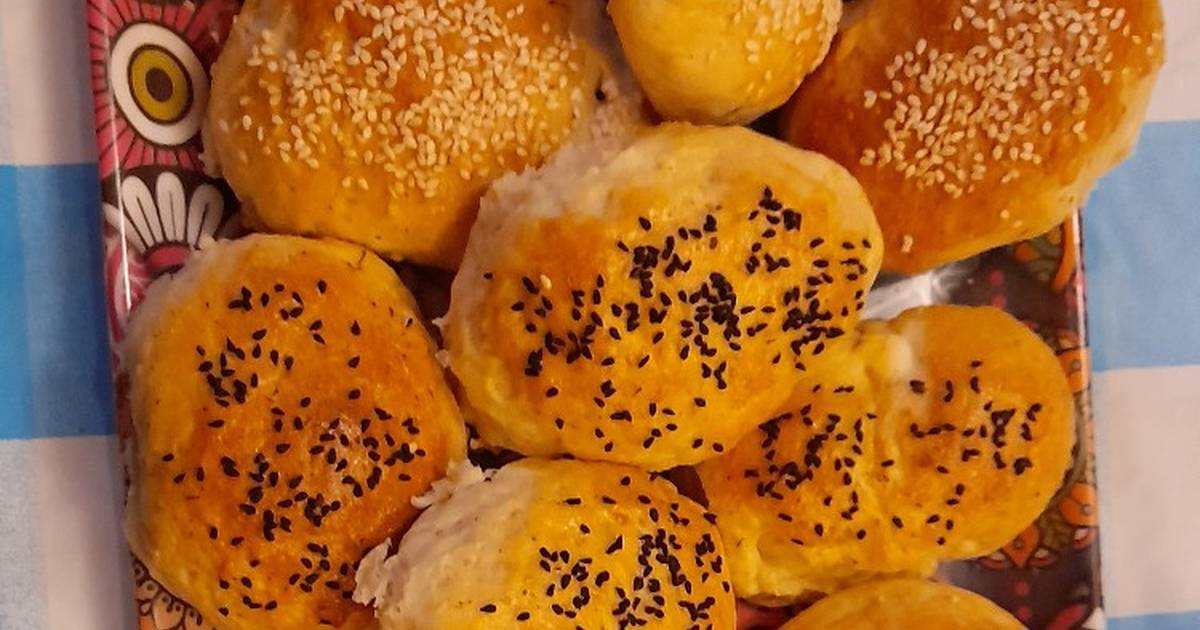 طريقة عمل الباتيه بالجبنه وحبة البركة بكيلو دقيق وبعجينة قطنية وبطعم لذيذ