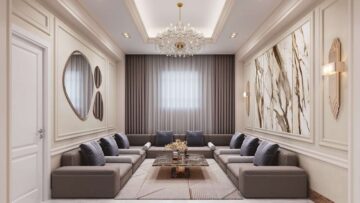 أفكار جديدة لتصميم ديكور مجلس رجال ارضي
