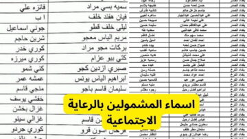 لينك ” spa.gov.iq” كشوف الرعاية الاجتماعية الوجبة السابعة 2024 عموم محافظات العراق