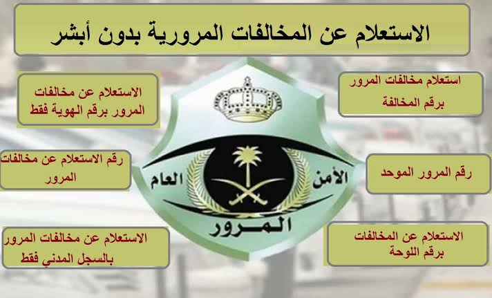 كيفية الاستعلام عن المخالفات المرورية برقم الهوية بالسعودية 5 كيفية الاستعلام عن المخالفات المرورية برقم الهوية بالسعودية