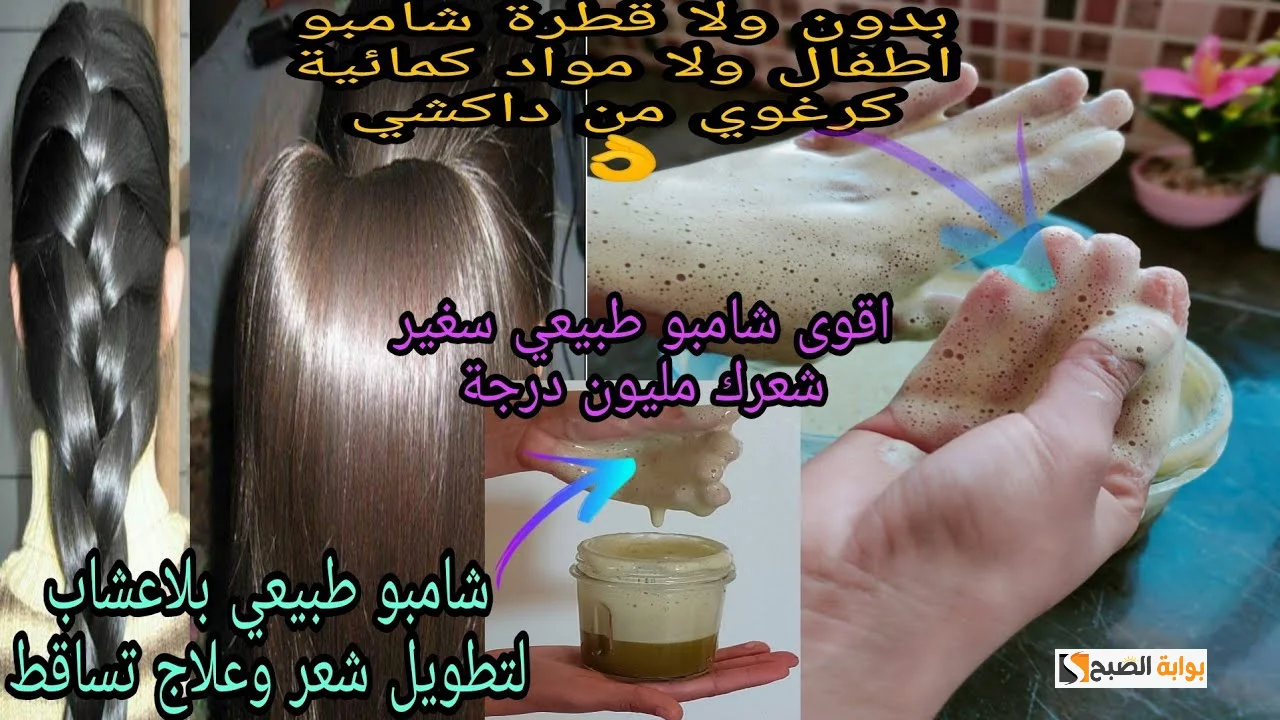 طريقة عمل شامبو الأعشاب لشعر صحي وناعم وطويل لحد الركبة 5 طريقة عمل شامبو الأعشاب لشعر صحي وناعم وطويل لحد الركبة