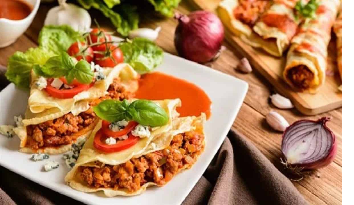 “سر الطعم الشهي” طريقة عمل الكريب باللحمة المفرومة بمكونات سهلة وخطوات بسيطة من منزلك