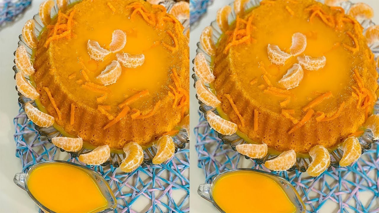 كيكة اليوسفي السريعة في الفرن بكوبايتين دقيق بس واحنا في الموسم بتاعه الحقي اعمليها