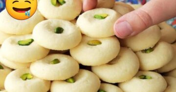 حلويات شرقية.. أسهل طريقة لتحضير الغريبة الناعمة بالكوب بدون بيض ولا نشا طعمها مميز يذوب في الفم