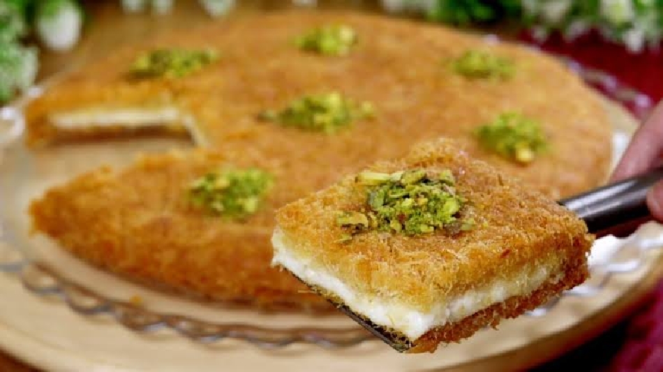 كنافة بالجبن بالزبدة على الطريقة الخليجية افضل طرق حلويات رمضان