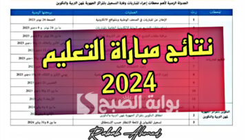 لوائح الناجحين في مباراة التعليم 2024 men.gov.ma دورة فبراير المغرب وشروط الترشح