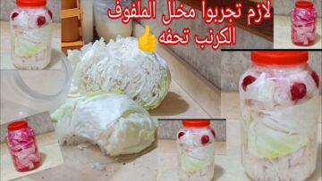 طريقة سهلة لاستعمال الكرنب فاتح شهية مخلل الملفوف السريع بطريقة صحية