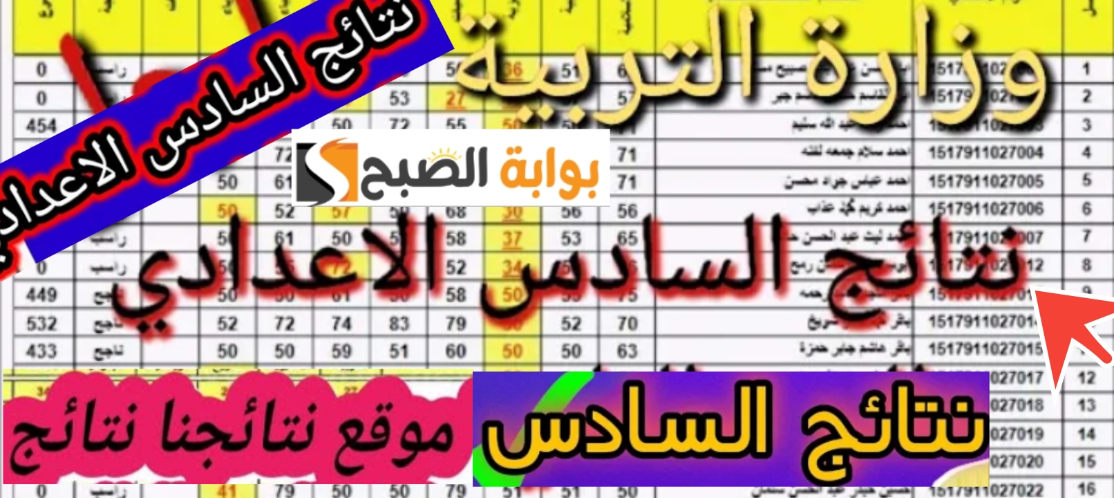 عاجل| ظهرت... رابط نتائج السادس الإعدادي 2024 العراق الاستعلام عبر وزارة التربية وموقع نتائجنا 5 عاجل| ظهرت… رابط نتائج السادس الإعدادي 2024 العراق الاستعلام عبر وزارة التربية وموقع نتائجنا
