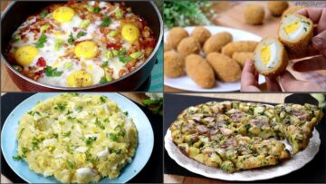 طبق موفر ولذيذ وممكن تعمليه كل يوم البطاطس بالبيض بوصفات مختلفة على مائدتك