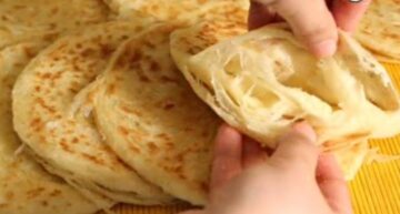 ملوي مورق بدون زبده ولا دلك حضريه بطريقة سهلة ومبسطة من المطبخ المغربي