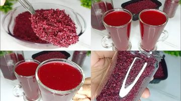 ب3 مكونات حضري بودرة الكركديه الطبيعية مشروب منعش ومفيد لرمضان    