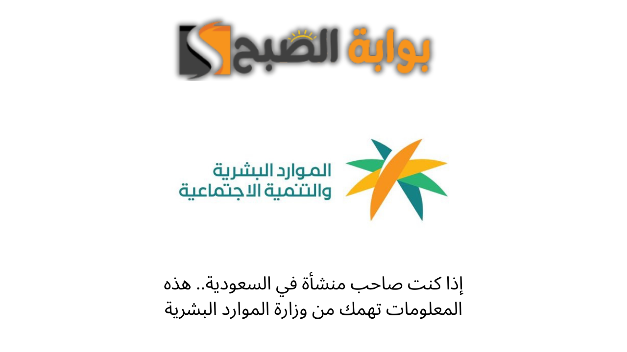 إذا كنت صاحب منشأة في السعودية.. هذه المعلومات تهمك من وزارة الموارد البشرية 5 إذا كنت صاحب منشأة في السعودية.. هذه المعلومات تهمك من وزارة الموارد البشرية