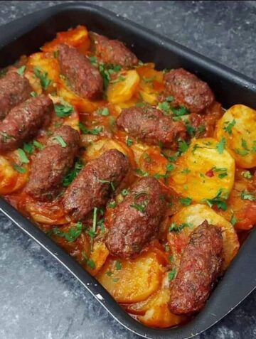 ألذ وجبات الغداء..حضري صينية البطاطس بشكل وطعم مختلف