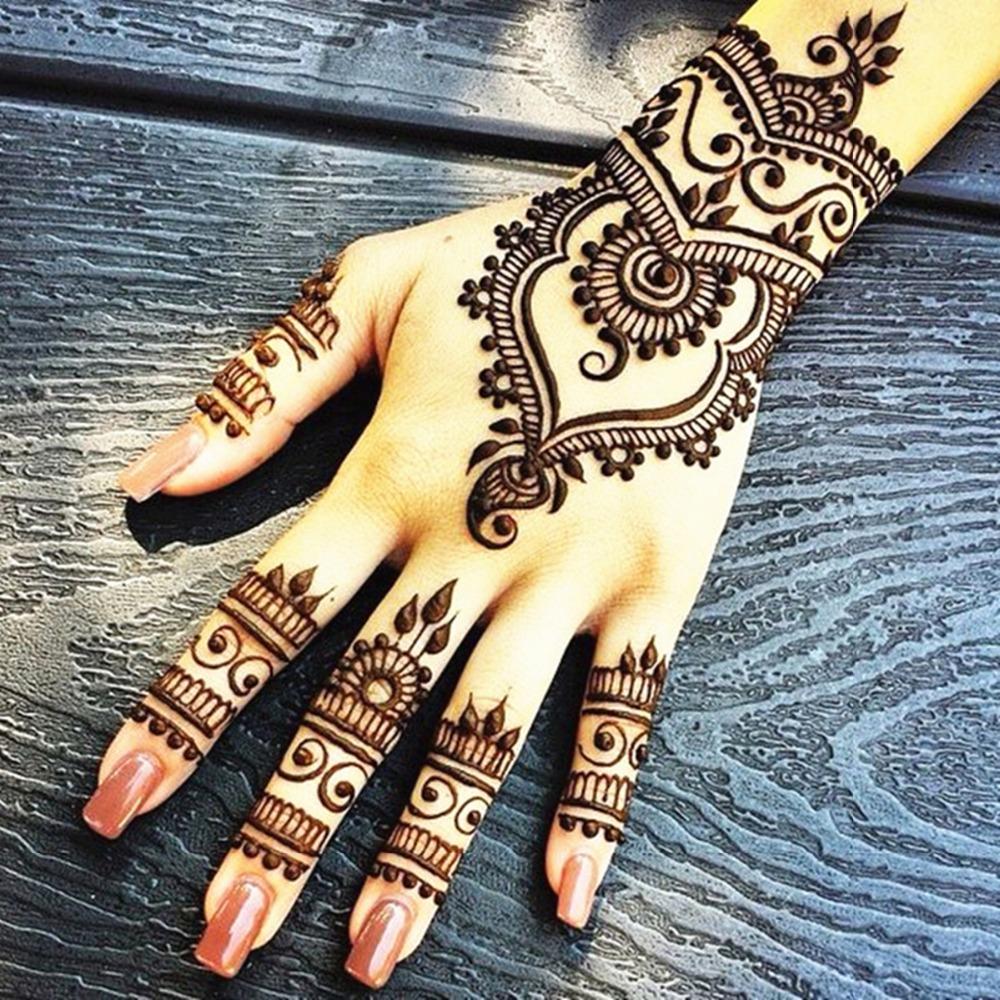 اجمل من العادية.. الحنه الهندية وطريقة رسمها بشكل رائع وجديد!!