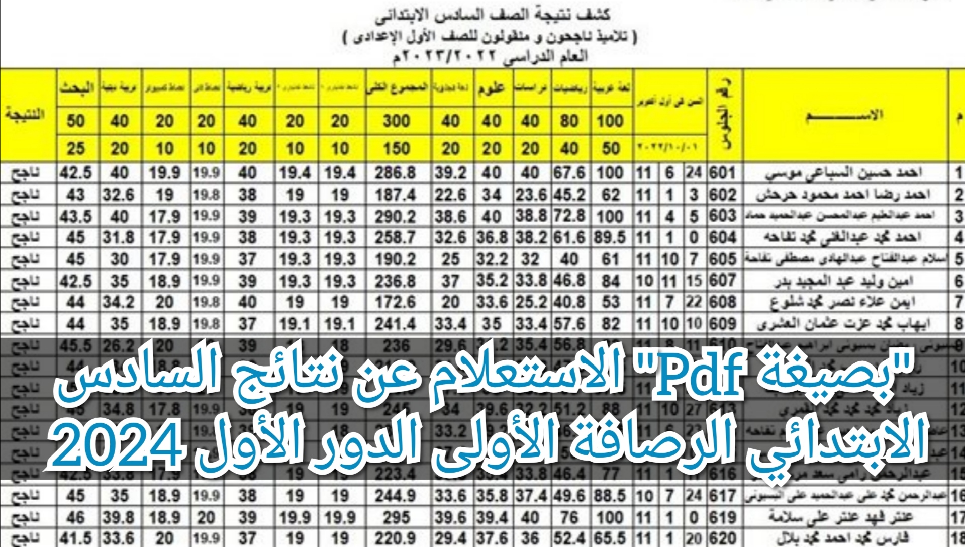 "بصيغة Pdf" الاستعلام عن نتائج السادس الابتدائي الرصافة الأولى الدور الأول 2024 5 “بصيغة Pdf” الاستعلام عن نتائج السادس الابتدائي الرصافة الأولى الدور الأول 2024