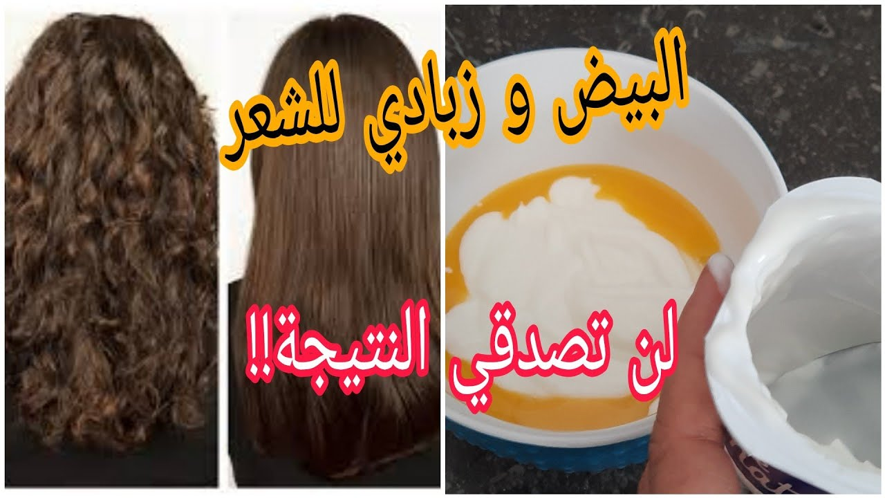 بروتين طبيعي بدون مواد كيميائية..وصفة البيض والزبادي لفرد وتنعيم وترطيب الشعر 5 بروتين طبيعي بدون مواد كيميائية..وصفة البيض والزبادي لفرد وتنعيم وترطيب الشعر