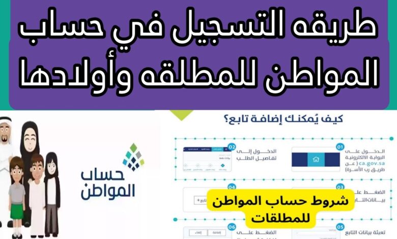 ما هي شروط تسجيل المطلقة في حساب المواطن وطريقة التقديم للحصول علي الدعم؟