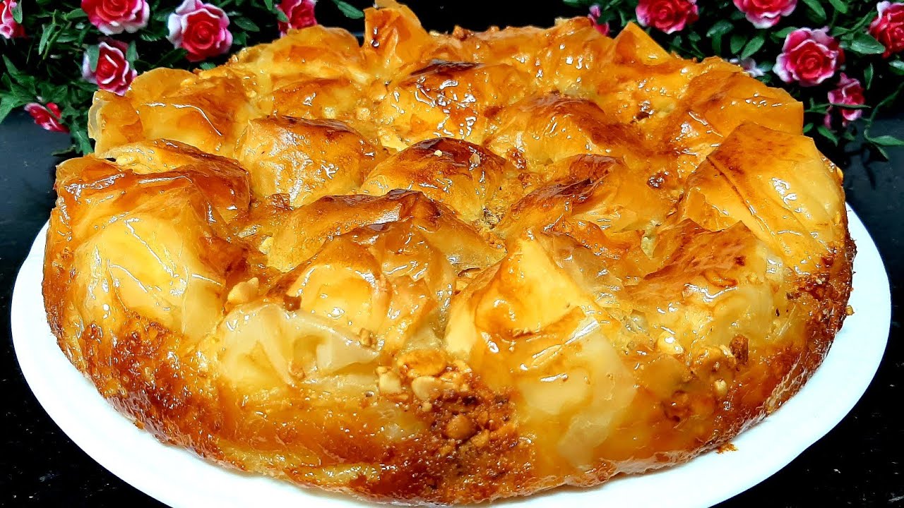 بشكلها الفاخر وطعمها اللذيذ كيكة الجلاش المكشكشة بأقل المكونات المتوفرة بالمنزل