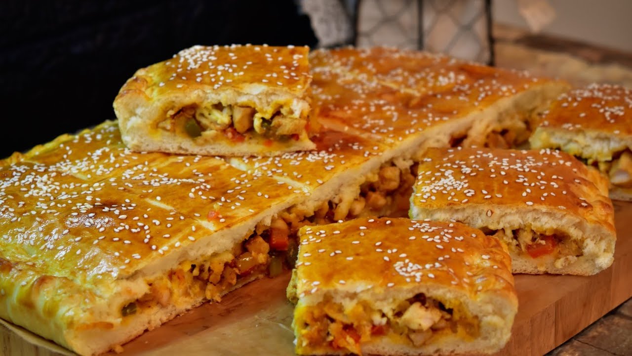 وجبة سريعة فطيرة الدجاج في الطاسة بطعم رائع في دقائق 5 وجبة سريعة فطيرة الدجاج في الطاسة بطعم رائع في دقائق