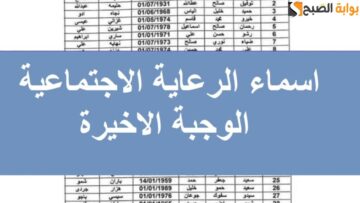اسماء المشمولين بالرعاية الاجتماعية في العراق: الدليل الكامل للاستعلام والتسجيل