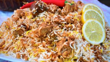 طريقة عمل الارز البخارى الأفغاني علي اصوله للعزومات بالتتبيلة الأساسية