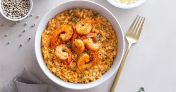 طريقة عمل الأرز بالجمبري أروع من الجاهز