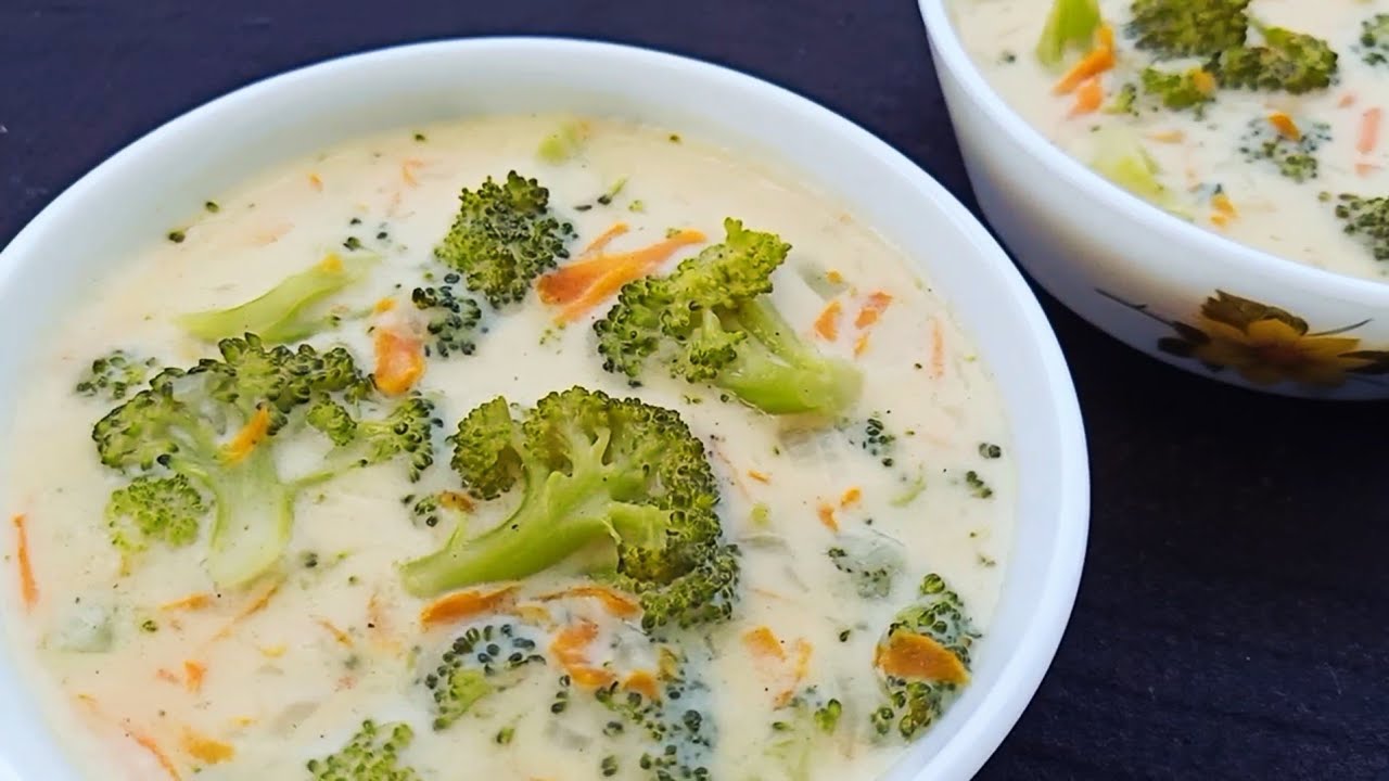 طريقة عمل شوربة البروكلي بالكريمة بطعم لا يقاوم لنظام غذائي متميز