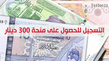 طريقة التسجيل بمنحة 300 دينار تونس 2024 وما هي الشروط التسجيل