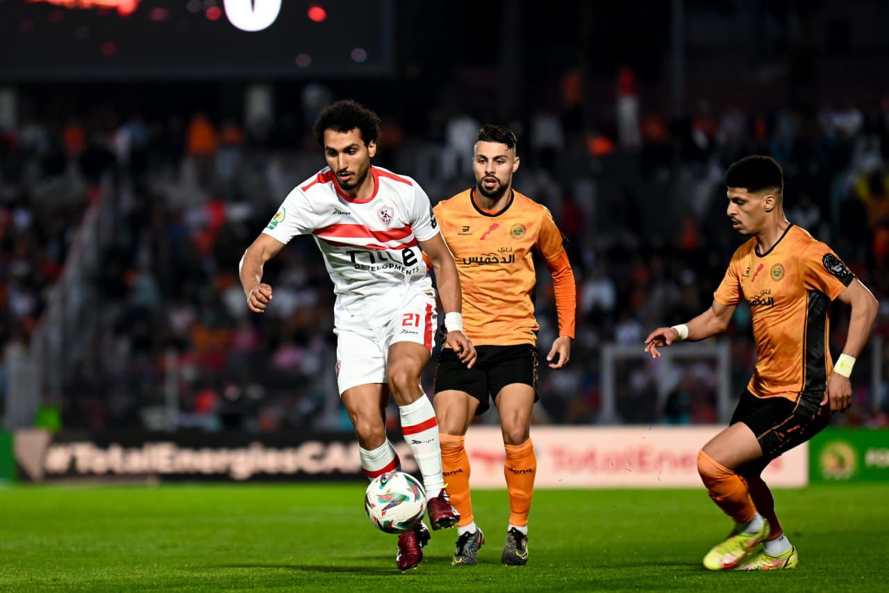 الزمالك يدفع بالقوة الضاربة لمواجهة نهضة بركان للفوز بلقب الكونفدرالية الأفريقية 2024