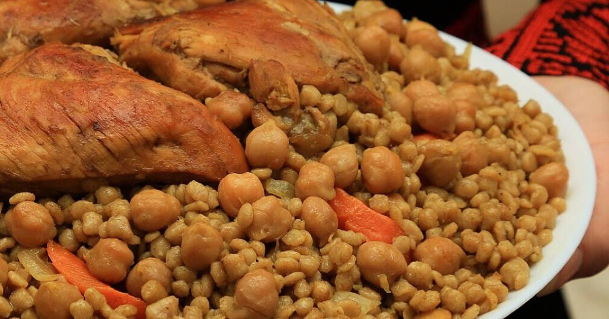 طريقة عمل المفتول الفلسطيني بمذاق خرافي لا يقاوم 5 طريقة عمل المفتول الفلسطيني بمذاق خرافي لا يقاوم