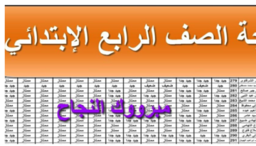 “مبرووك للناجحين” رابط نتائج الصف الرابع والخامس والسادس الابتدائي 2024 القاهرة الترم الثاني بالرقم القومي