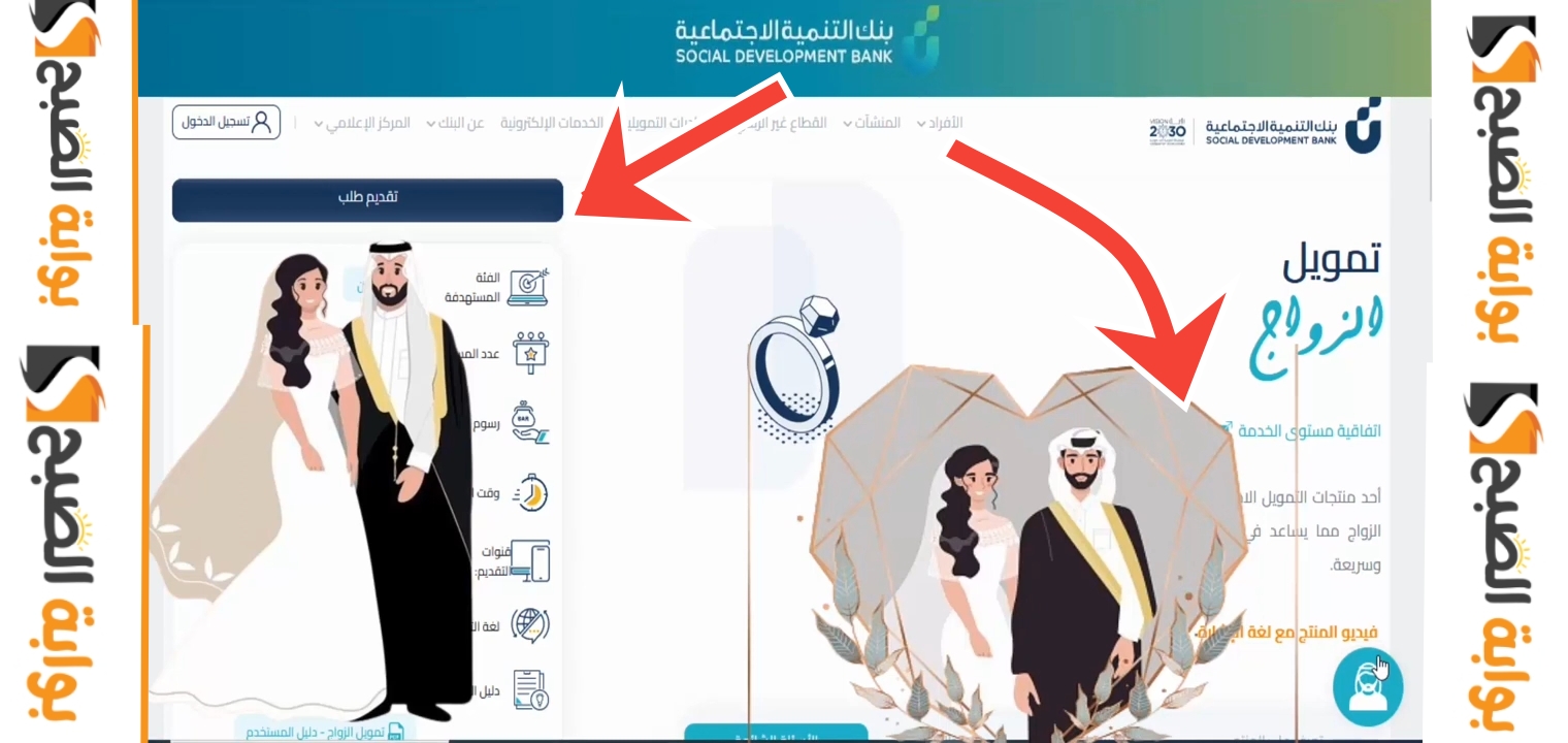 شروط تمويل الزواج للاستفادة من 60 ألف ريال بدون رسوم إدارية من بنك التنمية الاجتماعية