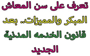 رسمياً هيئة التأمينات الاجتماعية تعلن | جدول المعاش المبكر في القانون الجديد 2024 وشروط الحصول علية!!