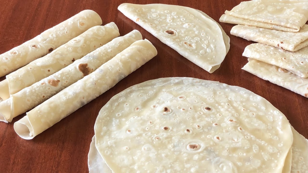 طريقة عمل خبز التورتيلا بسهولة في المنزل وطري جدًا 5 طريقة عمل خبز التورتيلا بسهولة في المنزل وطري جدًا