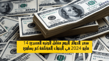 سعر الدولار اليوم مقابل الجنيه المصري 14 مايو 2024 في البنوك المختلفة كم يساوي