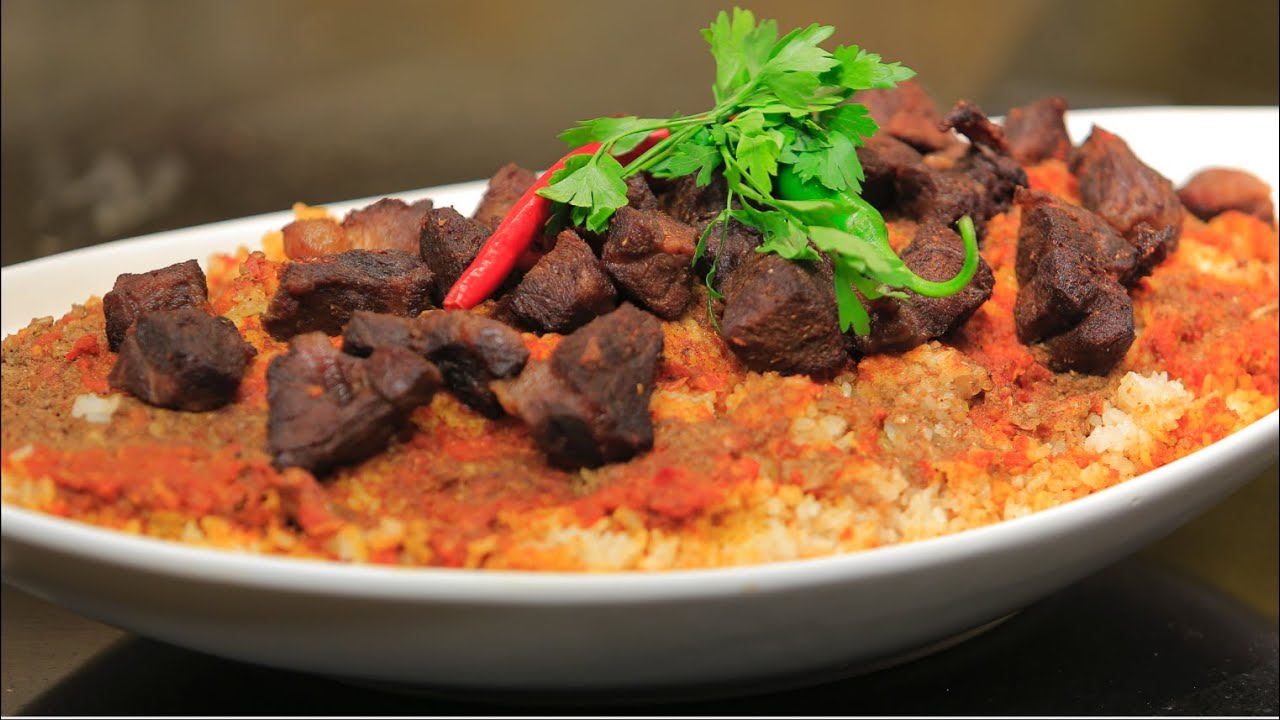 طعم يجنن بريحة زمان| طريقة عمل الفتة علي أصولها بالخل والثوم مع اللحمة المحمرة 5 طعم يجنن بريحة زمان| طريقة عمل الفتة علي أصولها بالخل والثوم مع اللحمة المحمرة