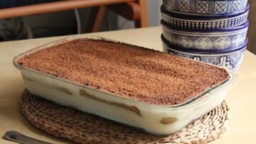 طريقة عمل حلى النسكافيه السريع بـ 4 مكونات بس من البيت