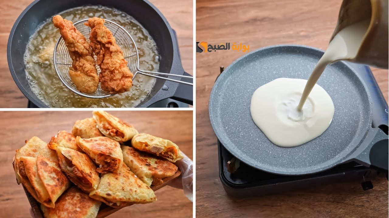 كريب المحلات المقرمش بالفراخ من برة قرمشته رهيبة ومن غير ولا بيضة بوصفة مضمونة 5 كريب المحلات المقرمش بالفراخ من برة قرمشته رهيبة ومن غير ولا بيضة بوصفة مضمونة