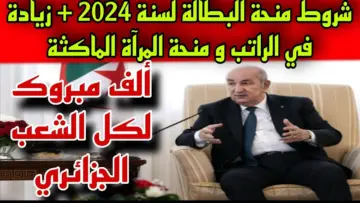 “الوكالة الوطنية للتشغيل”.. توضح رابط منحة المرأة الماكثة في البيت 2024 من خلال anem.dz