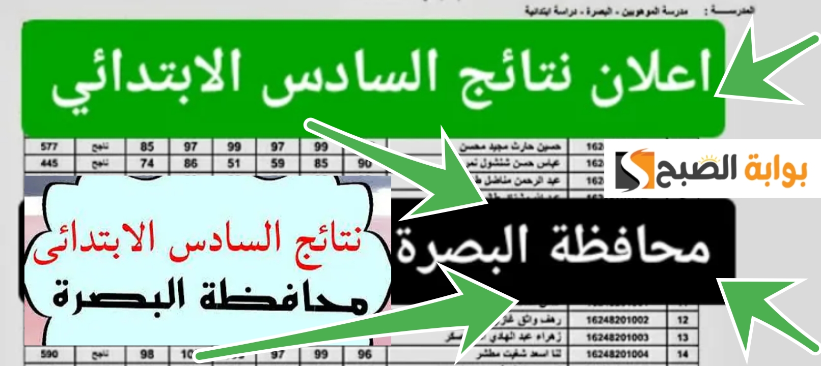 نتيجة السادس الابتدائي البصرة بالعراق ٢٠٢٤ بعد التحديثات الدور الأول الرابط المباشر 5 نتيجة السادس الابتدائي البصرة بالعراق ٢٠٢٤ بعد التحديثات الدور الأول الرابط المباشر