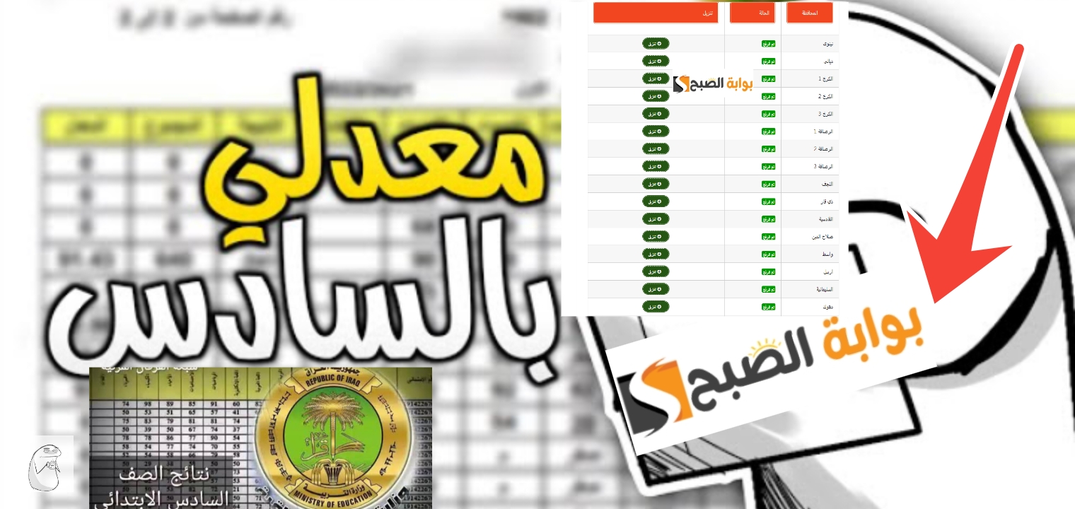 نتيجة السادس الابتدائي العراق 2024 الدور الأول أعرفها الآن بثلاث طرق مختلفة 5 نتيجة السادس الابتدائي العراق 2024 الدور الأول أعرفها الآن بثلاث طرق مختلفة