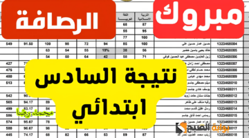 مليون مبروك للناجحين.. التربية والتعليم العراقية تعلن ظهور نتيجة الصف السادس الابتدائي الرصافة الدور الأول 2024
