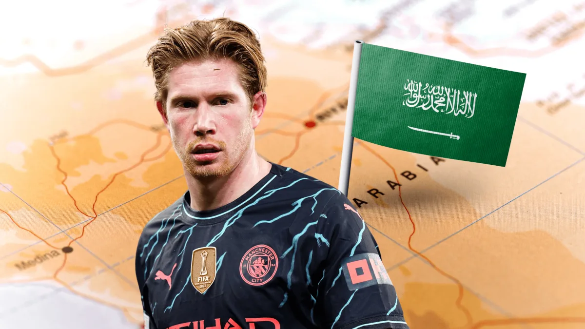 دي بروين يعلن رغبته في الانتقال إلى الدوري السعودي: “اللعب عامين في السعودية يساوي 15 عام”