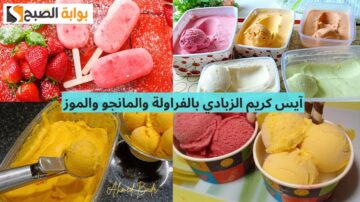 وداعًا لحر الصيف.. أعملي آيس كريم الزبادي بالفراولة والمانجو والموز بخطوات سهلة وطعم روعة