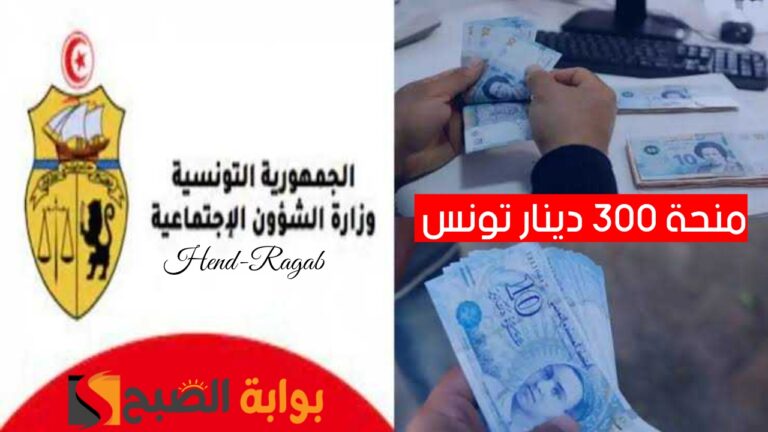«رابط فعّال».. طريقة التسجيل للحصول على منحة 300 دينار في تونس 2024 + شروط التقديم 5 «رابط فعّال».. طريقة التسجيل للحصول على منحة 300 دينار في تونس 2024 + شروط التقديم
