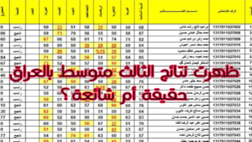 ظهرت نتائج الثالث متوسط الدور الاول العراق 2024 حقيقة أم شائعة؟.. وزارة التربية العراقية تحسم الجدل