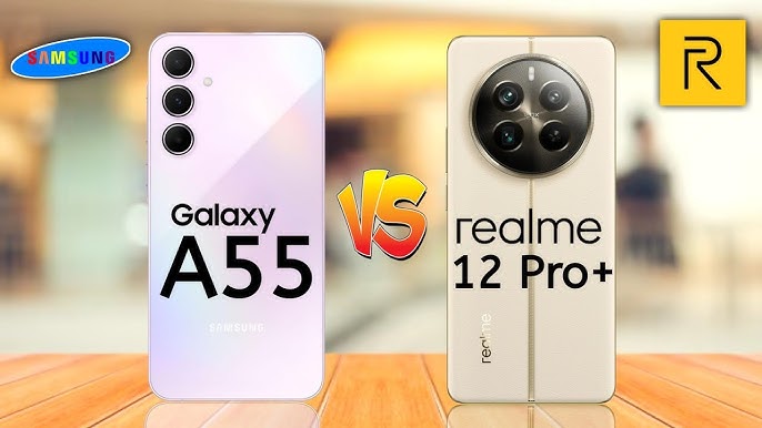 مقارنة العمالقة.. الآن تعرف على الفرق بين هاتف Realme 12 Pro Plus و هاتف Galaxy A55 5G.. وسعرهما في الاسواق أنهي الأفضل؟! 5 مقارنة العمالقة.. الآن تعرف على الفرق بين هاتف Realme 12 Pro Plus و هاتف Galaxy A55 5G.. وسعرهما في الاسواق أنهي الأفضل؟!