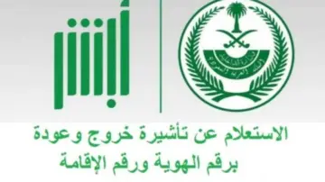 ما هي خطوات الاستعلام عن تأشيرة خروج وعودة برقم الهوية عبر أبشر؟