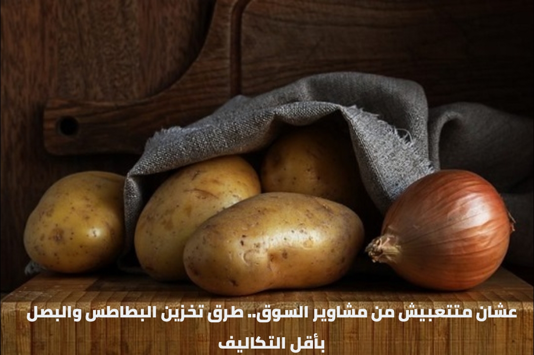 طريقة تخزين البطاطس والبصل لأطول فترة ممكنة دون التعرض للتلف وبعض النصائح المهمة 5 طريقة تخزين البطاطس والبصل لأطول فترة ممكنة دون التعرض للتلف وبعض النصائح المهمة